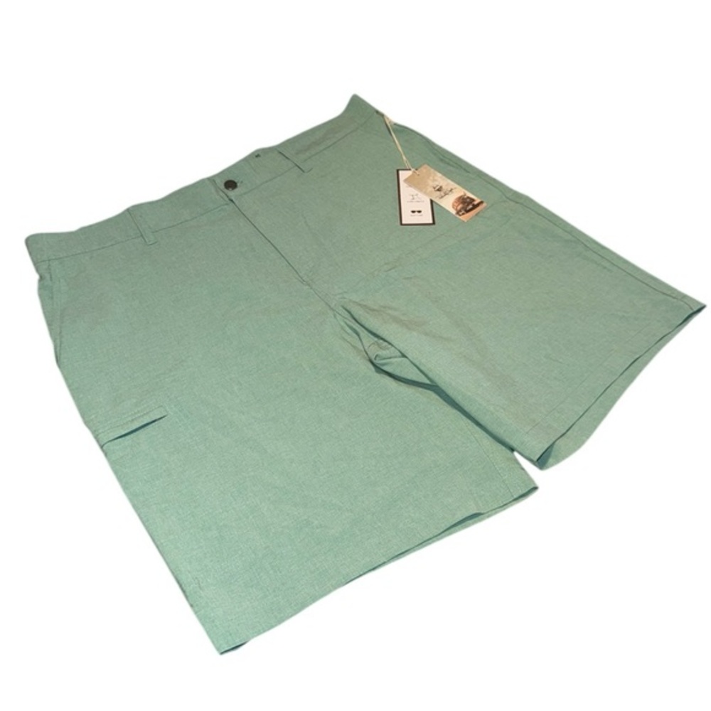 Panama Jack Men’s Shorts Size 40 Green Quick Dry, 4-Way Stretch, Easy Care NWT